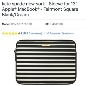 Kate Spade laptop case